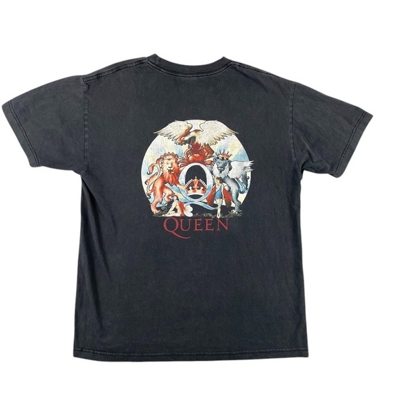 Queen Band A Day At The Races T-Shirt Men's M Black Double-Sided Graphic Vintage - Picture 1 of 9
